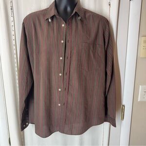 Vintage Sahara Club Striped Shirt